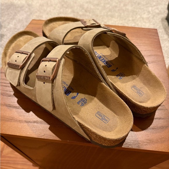 Birkenstock Tan Sandals with Buckles main image 4